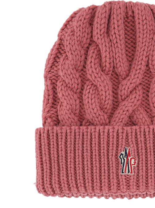 Dark pink virgin wool hat Moncler Grenoble | 983B000-03M117253K